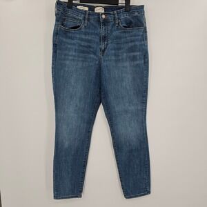 Universal Thread Women High Rise Skinny Jeans‎ Blue Wash Size 14/32R Stretch